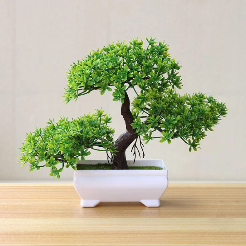 Artificial Bonsai Tree – Lifelike Potted Plant for Home, Office, Garden & Outdoor Decor