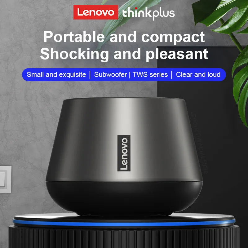Lenovo K3 Pro Bluetooth V5.0 Speaker – Portable Wireless Stereo Sound