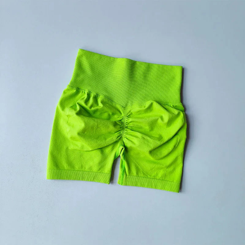 Peach Hip Lifting Sports Shorts for Women, High Waist Slimming and Speed Drying Running Shorts