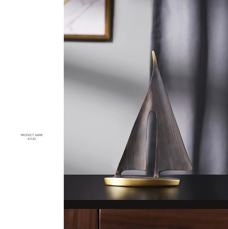Smooth Sailing Sailboat Resin Ornament –  Home Decor for Living Room, Bedroom & Desktop Display