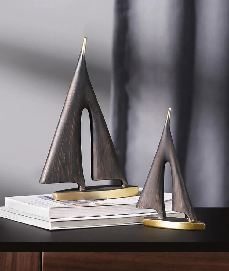 Smooth Sailing Sailboat Resin Ornament –  Home Decor for Living Room, Bedroom & Desktop Display