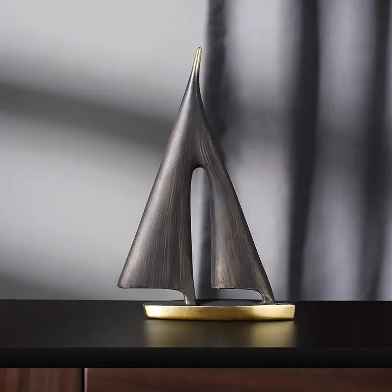 Smooth Sailing Sailboat Resin Ornament –  Home Decor for Living Room, Bedroom & Desktop Display