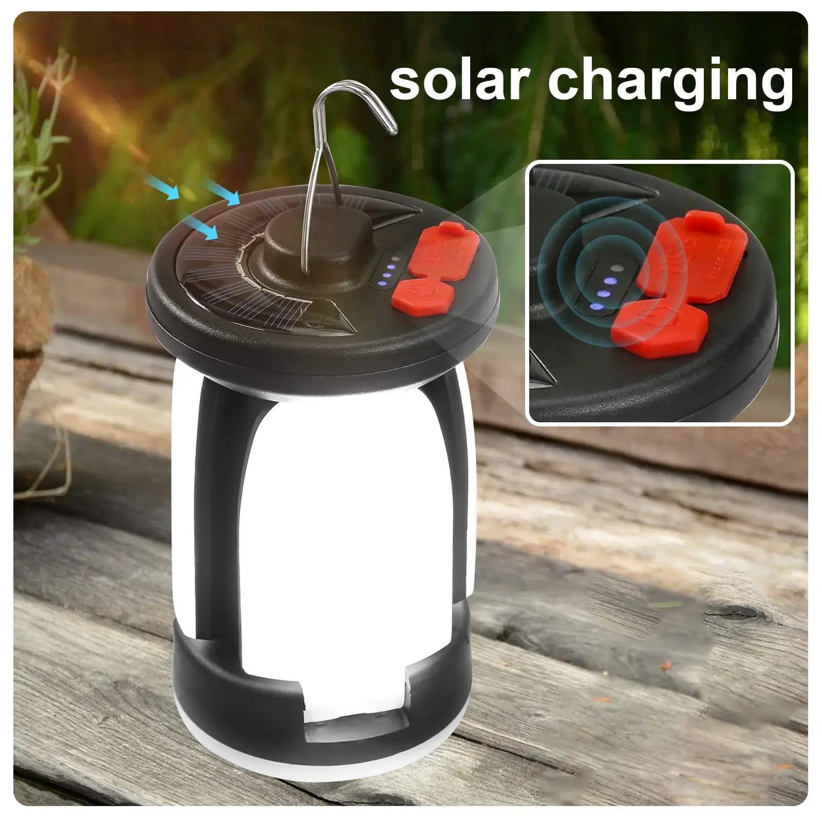 Rechargeable LED Camping Lantern – Folding Floodlight with 3 Light Modes for Outdoor Adventures