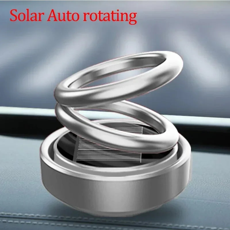 Solar Rotating Car Air Freshener – Magnetic Auto Perfume Diffuser