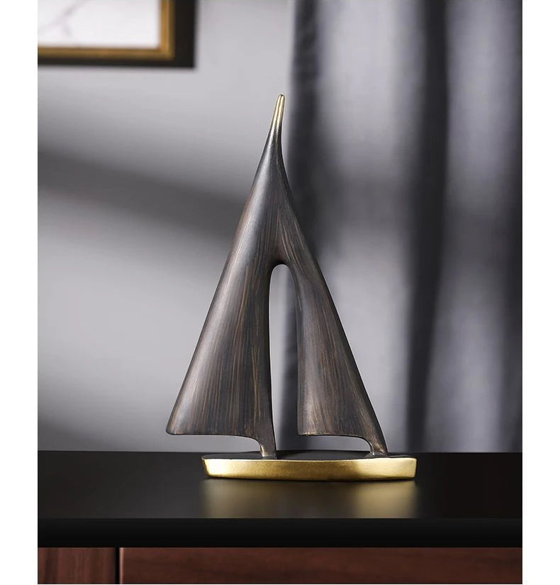 Smooth Sailing Sailboat Resin Ornament –  Home Decor for Living Room, Bedroom & Desktop Display
