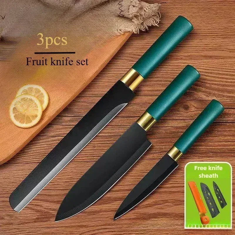 Durable Kitchen Knife Set – Wear-Resistant Chef & Meat Cutting Knives for Home Use