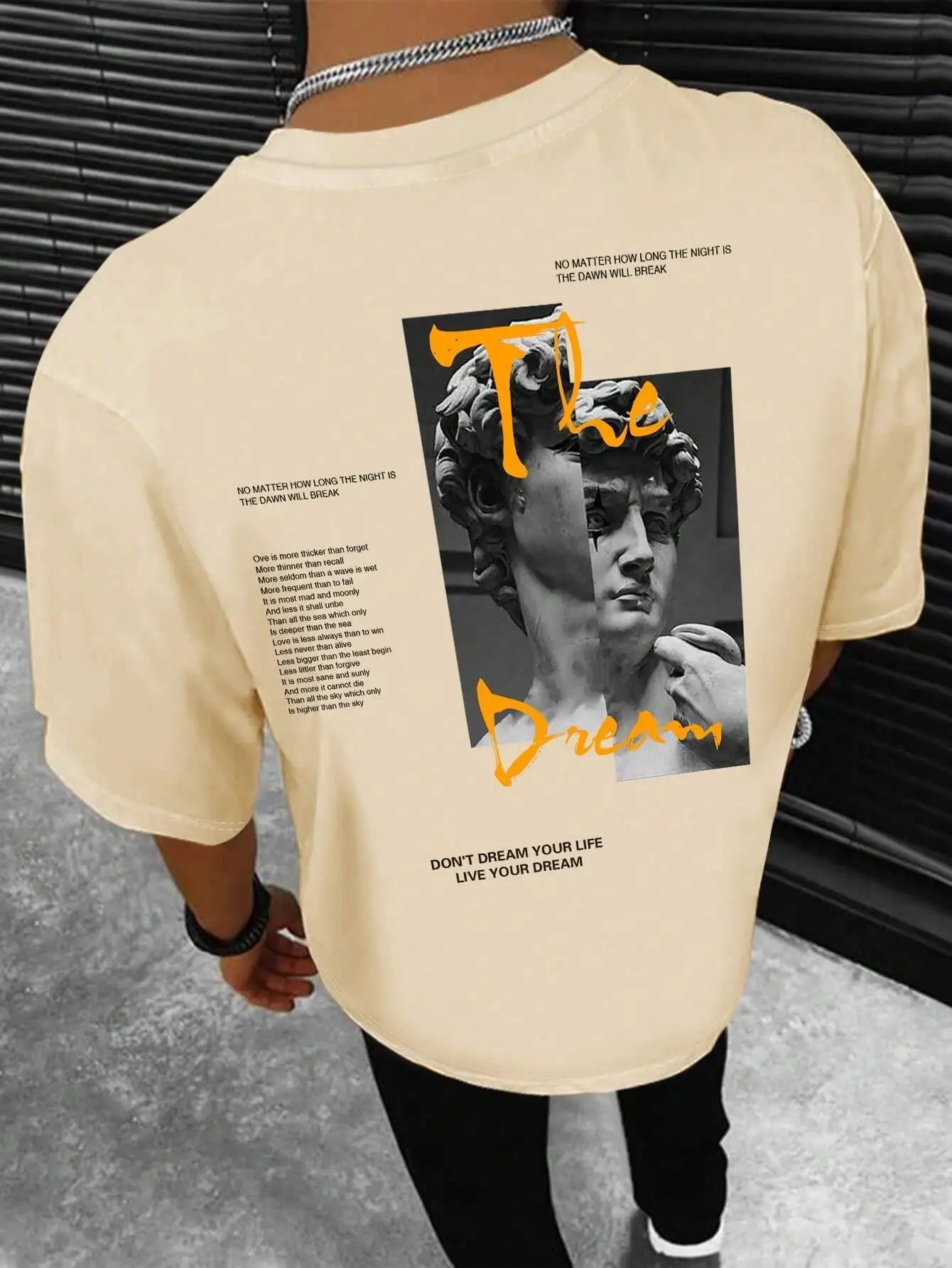 🔥 "Don't Dream Your Life, Live Your Dream" Men’s Summer T-Shirt – Bold Style Meets All-Day Comfort