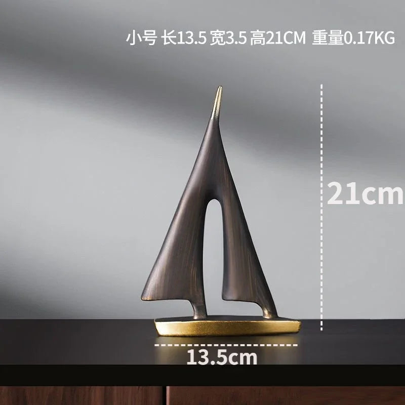 Smooth Sailing Sailboat Resin Ornament –  Home Decor for Living Room, Bedroom & Desktop Display