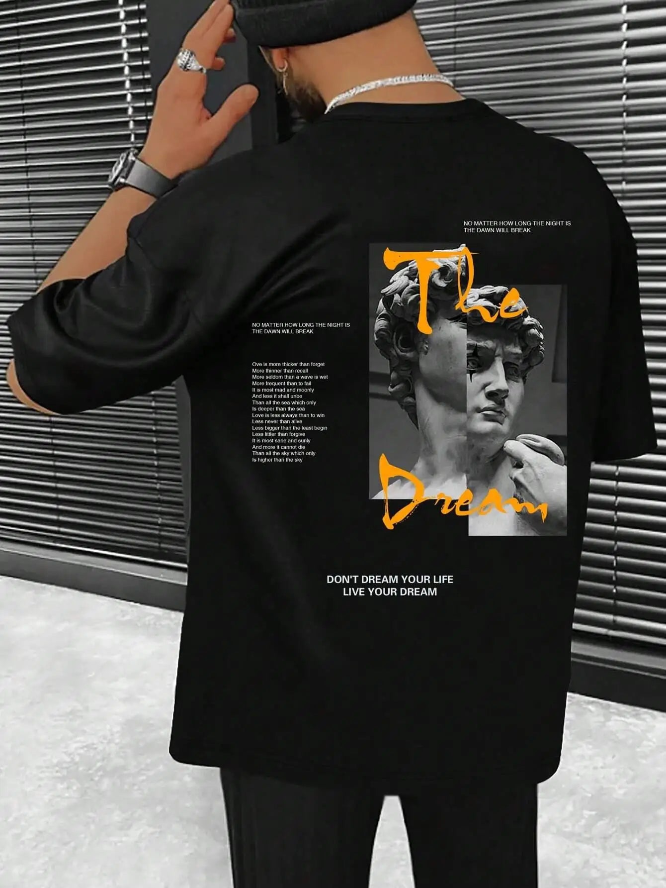 🔥 "Don't Dream Your Life, Live Your Dream" Men’s Summer T-Shirt – Bold Style Meets All-Day Comfort