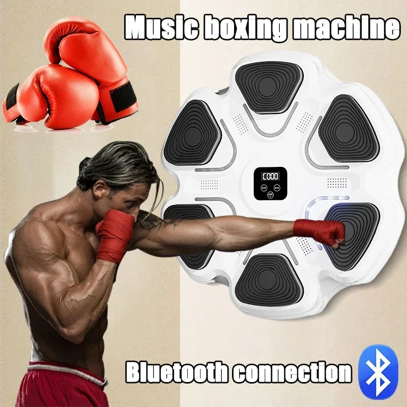 Smart Music Boxing Machine – Interactive Wall Target for Fitness, Training & Reflex Improvement