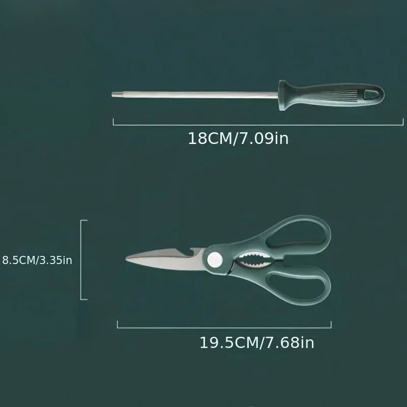 Durable Kitchen Knife Set – Wear-Resistant Chef & Meat Cutting Knives for Home Use